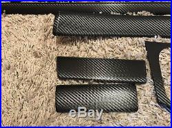 BMW 5 series e39 Black Carbon Fiber Wrapped Interior Trim Set with ///M color