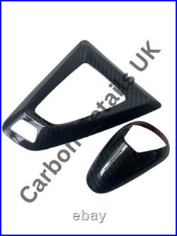 BMW Carbon Fibre Interior Gear Knob & Surround M2 M3 M4 F87 F80 F82 F83 RHD