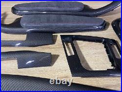 BMW E46 Carbon fiber Interior Trim Set Alcantara TRI COLOR PADS M3 COUPE