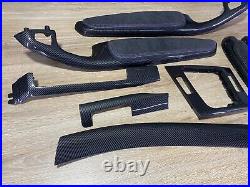 BMW E46 Carbon fiber Interior Trim Set Alcantara TRI COLOR PADS M3 COUPE