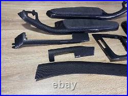 BMW E46 Carbon fiber Interior Trim Set Alcantara TRI COLOR PADS M3 COUPE