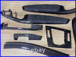 BMW E46 Carbon fiber Interior Trim Set Alcantara TRI COLOR PADS M3 COUPE