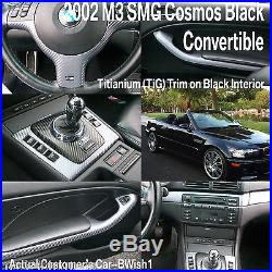 BMW E46 Sedan/Coupe/Convertible Interior Dash Trim Set Carbon Fiber