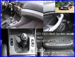 BMW E46 Sedan/Coupe/Convertible Interior Dash Trim Set Carbon Fiber