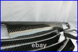 BMW E60 Carbon Fiber DASH INTERIOR Trim Kit pre lci m5 8 piece