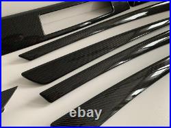 BMW E60 E61 LCI 5 Series CARBON FIBER Interior Trim Full Set RHD