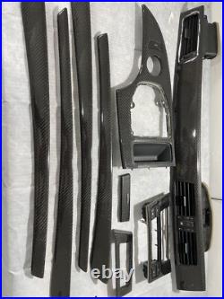 BMW E60 E61 M5 V10 Carbon Fiber Interior Trims Set Carbon Skinning Service