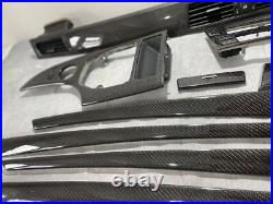 BMW E60 E61 M5 V10 Carbon Fiber Interior Trims Set Carbon Skinning Service