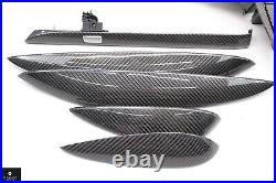 BMW E63 645i 650i M6 6 Series Interior Trim Kit Set Carbon Fiber 8 Pc OEM