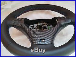 BMW E87 E90 M3 X1 ///M Steering Wheel Perforated Leather Carbon M Stitch