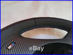 BMW E87 E90 M3 X1 ///M Steering Wheel Perforated Leather Carbon M Stitch