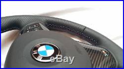 BMW E87 E90 M3 X1 ///M Steering Wheel Perforated Leather Carbon M Stitch Airbag