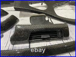 BMW E90 E91 Ccc Pre Lci Idrive Carbon Fiber Interior Trims Set