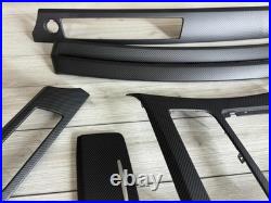 BMW E90 E91 M performance Interior Trim SET MATTE CARBON FIBER LHD NON IDRIVE