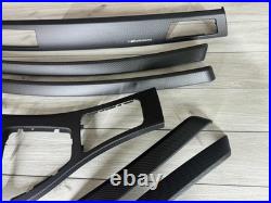 BMW E90 E91 M performance Interior Trim SET MATTE CARBON FIBER LHD NON IDRIVE