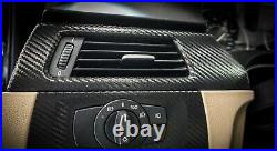 BMW E90 M3 335 330 328 Black Carbon Fiber Wrapped Interior Trim Set SERVICE