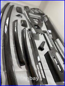 BMW E92 E93 M3 Carbon Fiber Interior Trims Set Carbon Skinning Service