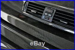BMW E92 E93 M3 real carbon fiber interior trim kit convertible coupe RHD i-drive