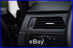 BMW E9x (e90, e91, e92, e93) Sedan/Coupe 4pc Carbon Fiber Interior Dash Trim Set