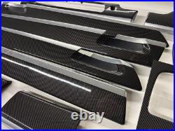 BMW F01 F02 7 Series CARBON FIBER Interior Trim Set RHD