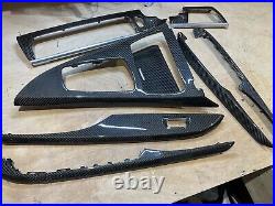 BMW F06 Gran Coupe Carbon Fiber Interior Trims Set Carbon Skinning Service