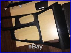 BMW F10/F11/F07/F18 Performance Carbon Fibre Interior Trim Dash Set of 9 RHD