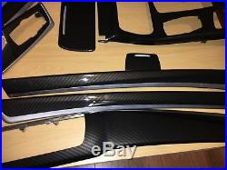 BMW F10/F11/F07/F18 Performance Carbon Fibre Interior Trim Dash Set of 9 RHD