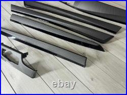 BMW F10 F11 M5 Interior trim parts SET Matte Carbon FIBER LHD BMW F10 F11 M5 Interior trim parts SET Matte Carbon FIBER LHD