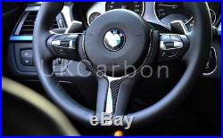 BMW F20 F22 F30 F32 F36 F06 F13 X5 F15 M-Sport Carbon Fibre Steering Wheel Trim