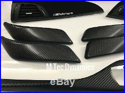 BMW F20 M1 Performance Black Alcantara Carbon Fibre Interior Trim Dash Set