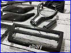 BMW F20 M140i Carbon Fiber Interior Trims Carbon Skinning Service