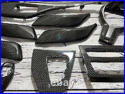 BMW F20 M140i Carbon Fiber Interior Trims Carbon Skinning Service