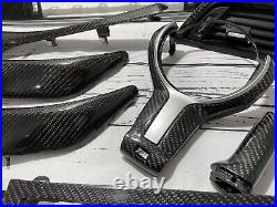 BMW F20 M140i Carbon Fiber Interior Trims Carbon Skinning Service