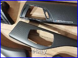 BMW F22 F87 M2 DRY Carbon Fiber Interior Trim Set Kit PRE LCI 2 DOOR RHD