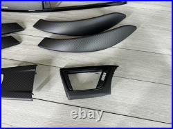 BMW F30 F31 F32 F34 F35 F36 Matte Carbon fiber Interior trim parts SET RHD