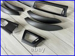 BMW F30 F31 F32 F34 F35 F36 Matte Carbon fiber Interior trim parts SET RHD