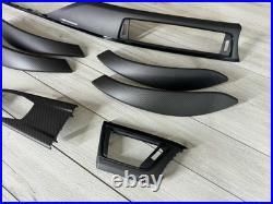 BMW F30 F31 F32 F34 F35 F36 Matte Carbon fiber Interior trim parts SET RHD