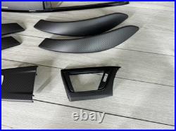 BMW F30 F31 F32 F34 F36 Interior Trim part SET MATTE CARBON FIBER RHD