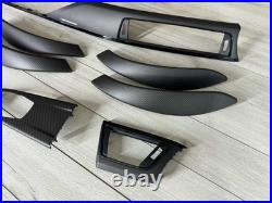 BMW F30 F31 F32 F34 F36 Interior Trim part SET MATTE CARBON FIBER RHD