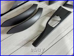 BMW F30 F31 F32 F34 F36 Interior Trim part SET MATTE CARBON FIBER RHD