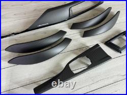 BMW F30 F31 F32 F34 F36 Interior Trim part SET MATTE CARBON FIBER RHD