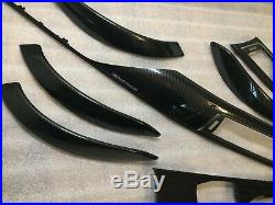 BMW F30/F31/F34/F35 M Performance Carbon Fibre Interior Trim Dash Set of 7 RHD