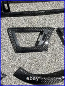 BMW F30 F31 Real Carbon Fibre Interior Trim Set NOT Hydrodip