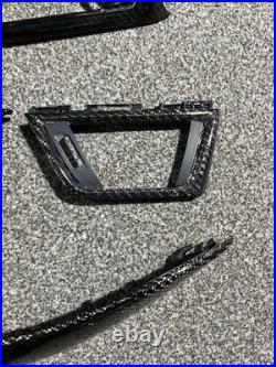 BMW F30 F31 Real Carbon Fibre Interior Trim Set NOT Hydrodip
