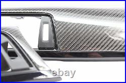 BMW F30 F32 F34 F36 Carbon Fiber Dash Interior Trim Black Accent 12 13 14 15 16+