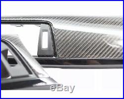 BMW F30 F34 F36 Carbon Fiber Interior Dash Trim black accent 4 Door LHD