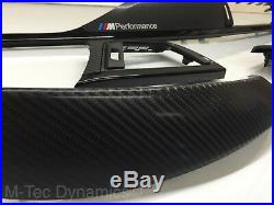 BMW F32 F82 M4 4-Series Black 4D Carbon Fibre Interior Trim Dash Console Set #3