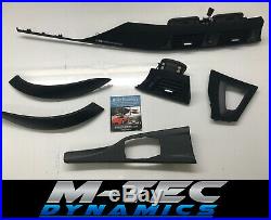 BMW F32 F82 M4 Performance Black Alcantara Carbon Fibre Interior Trim Dash Set 1