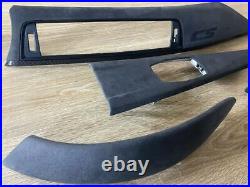 BMW F32 M4 CS Interior Trim Panel CARBON FIBER LHD 5 PCS LHD ALCANTARA EDITION