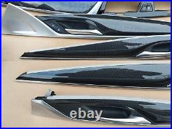 BMW F90 M5 G30 G31 Interior Trim Set Carbon Fiber NEW OEM KIT RHD